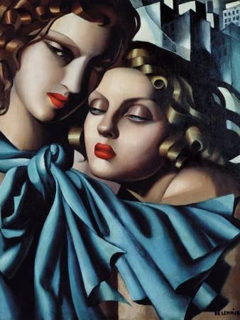 338x450 The Girls Giclee Print By Tamara De Lempicka - Tamara Lempicka Painting
