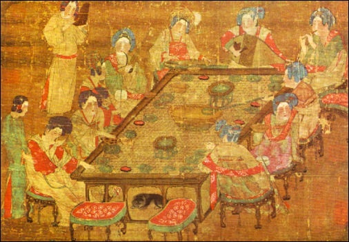 506x351 Tang Dynasty Art Painting, Calligraphy And Buddhist Cave Art - Tang Dynasty Painting