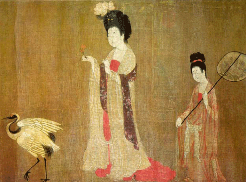 500x369 Zhou Fang - Tang Dynasty Painting