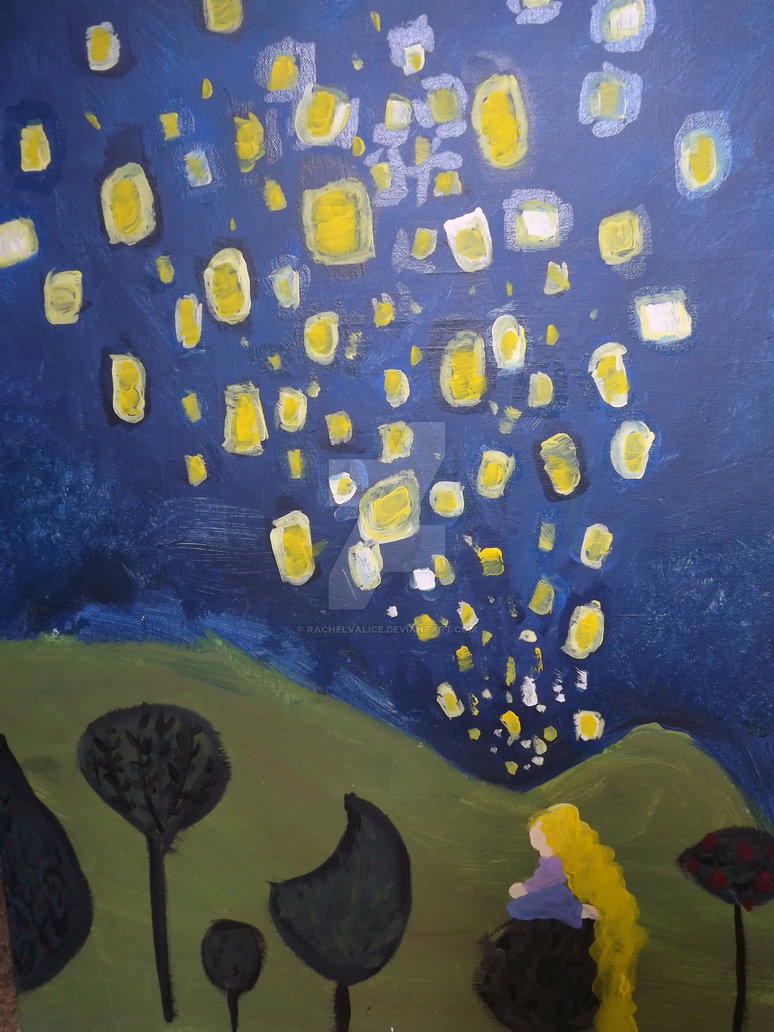 774x1032 Rapunzel's Painting From Tangled By Rachelvalice - Tangled Painting