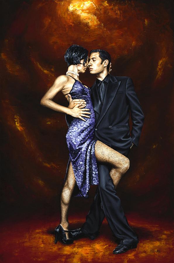 595x900 Tango Dancers Paintings Fine Art America - Tango Dancers Painting