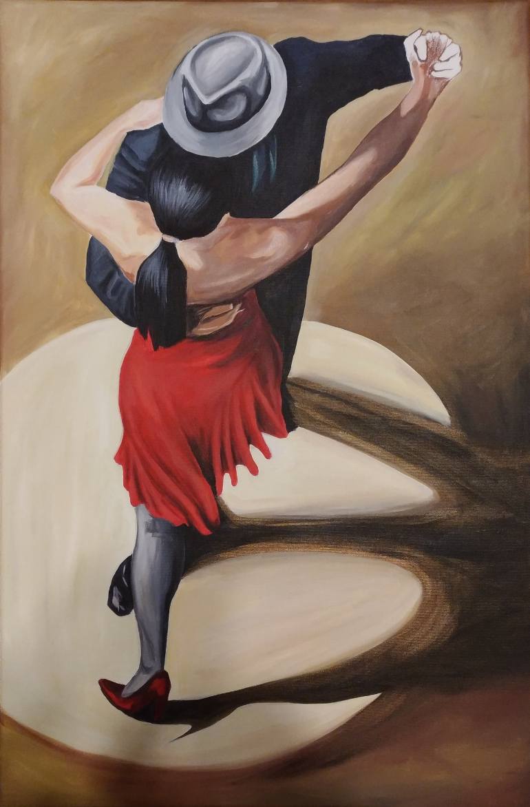 770x1172 Saatchi Art Tango Painting By Damla Gul Tanrikulu - Tango Painting