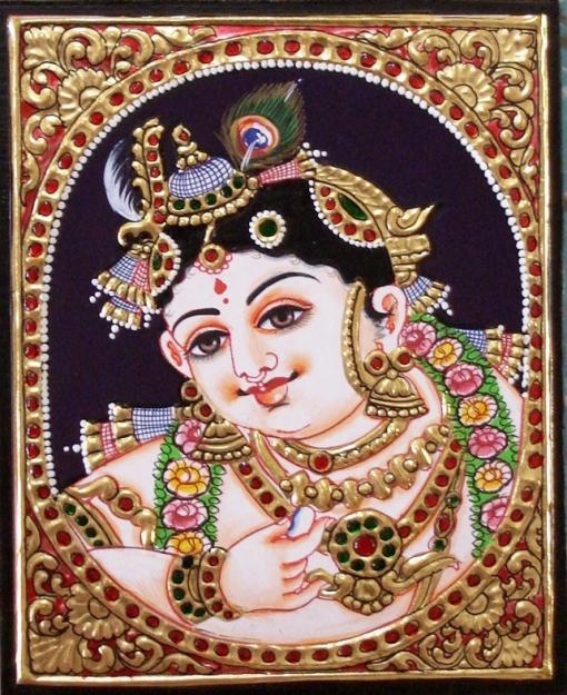 510x625 Tanjore Paintings Named After The Town Of Tanjore Utsavpedia - Tanjore Painting