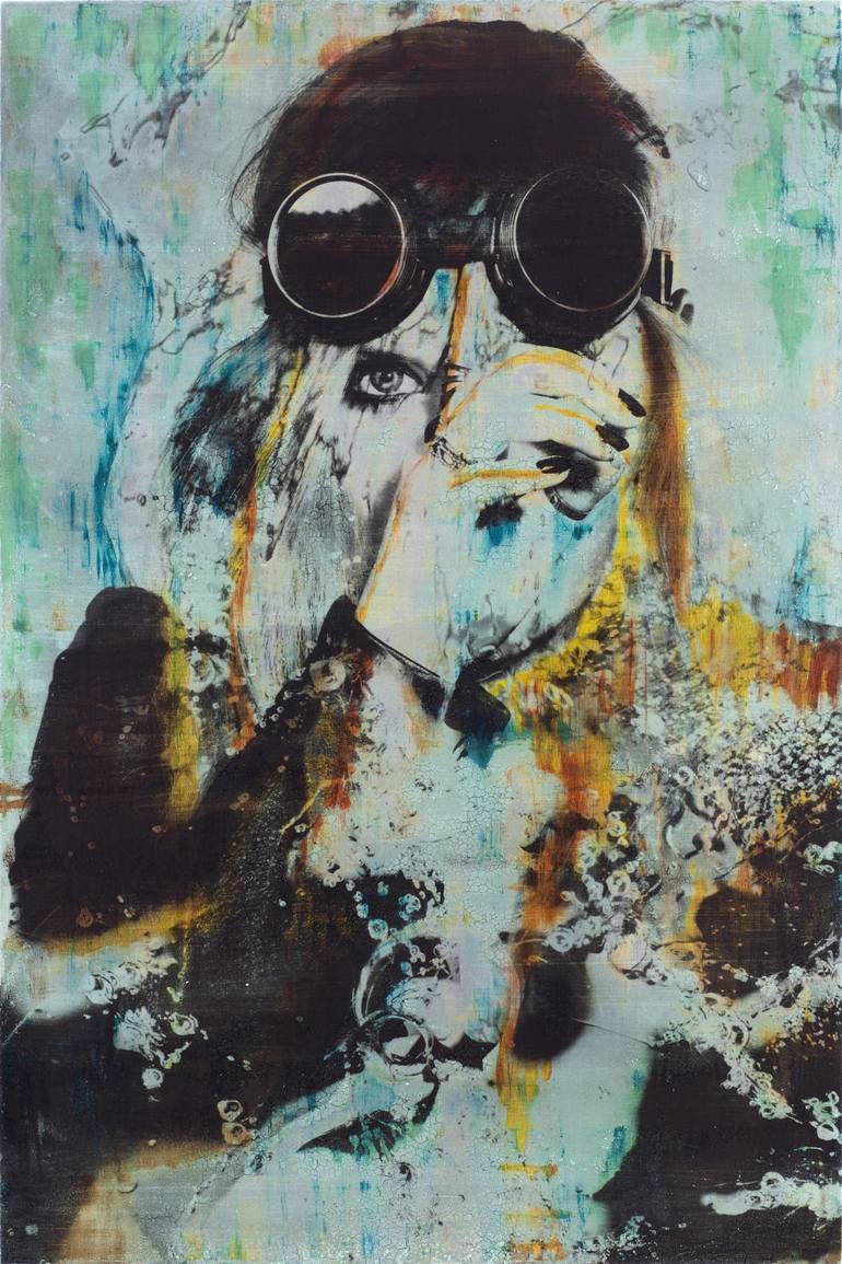 770x1155 Saatchi Art Tank Girl Painting By Atelier Coolpool - Tank Girl Painting
