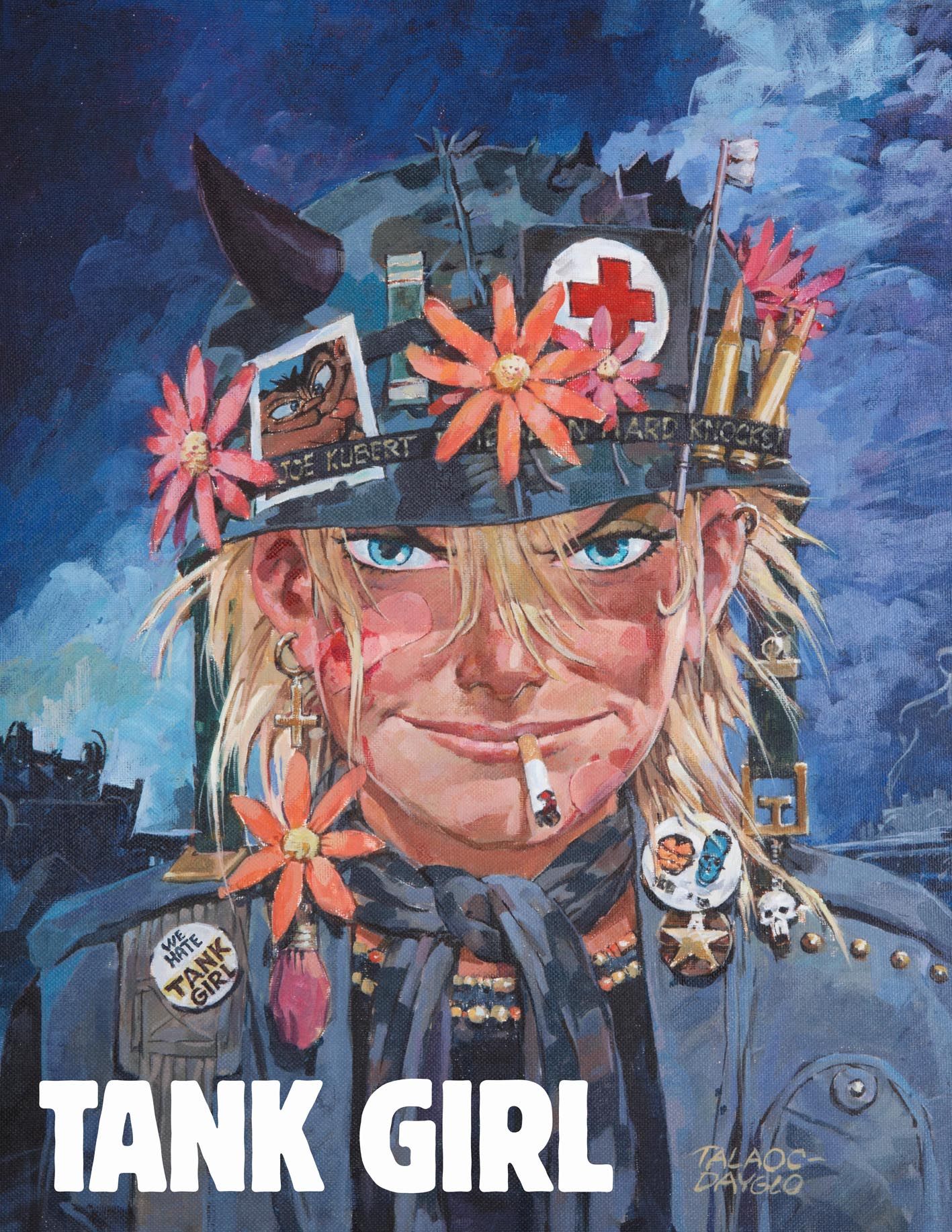 1417x1834 Tank Girl Painting By Me And One Of My All Time Heroes,gerry - Tank Girl Painting