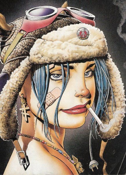 433x603 Tank Girl - Tank Girl Painting