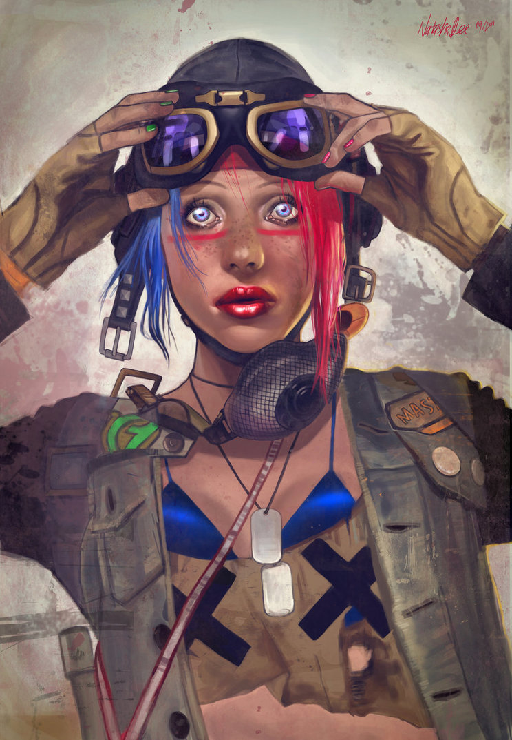 744x1074 Tank Girl By Politik Photik - Tank Girl Painting