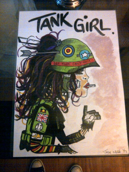 453x604 Tank Girl. By Jadetheripper - Tank Girl Painting