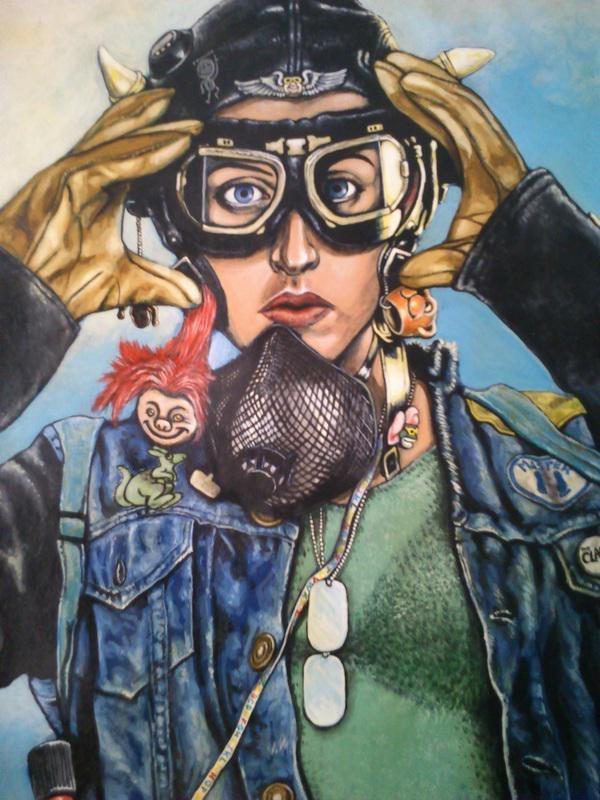 600x800 Wyn Sexon On Twitter - Tank Girl Painting