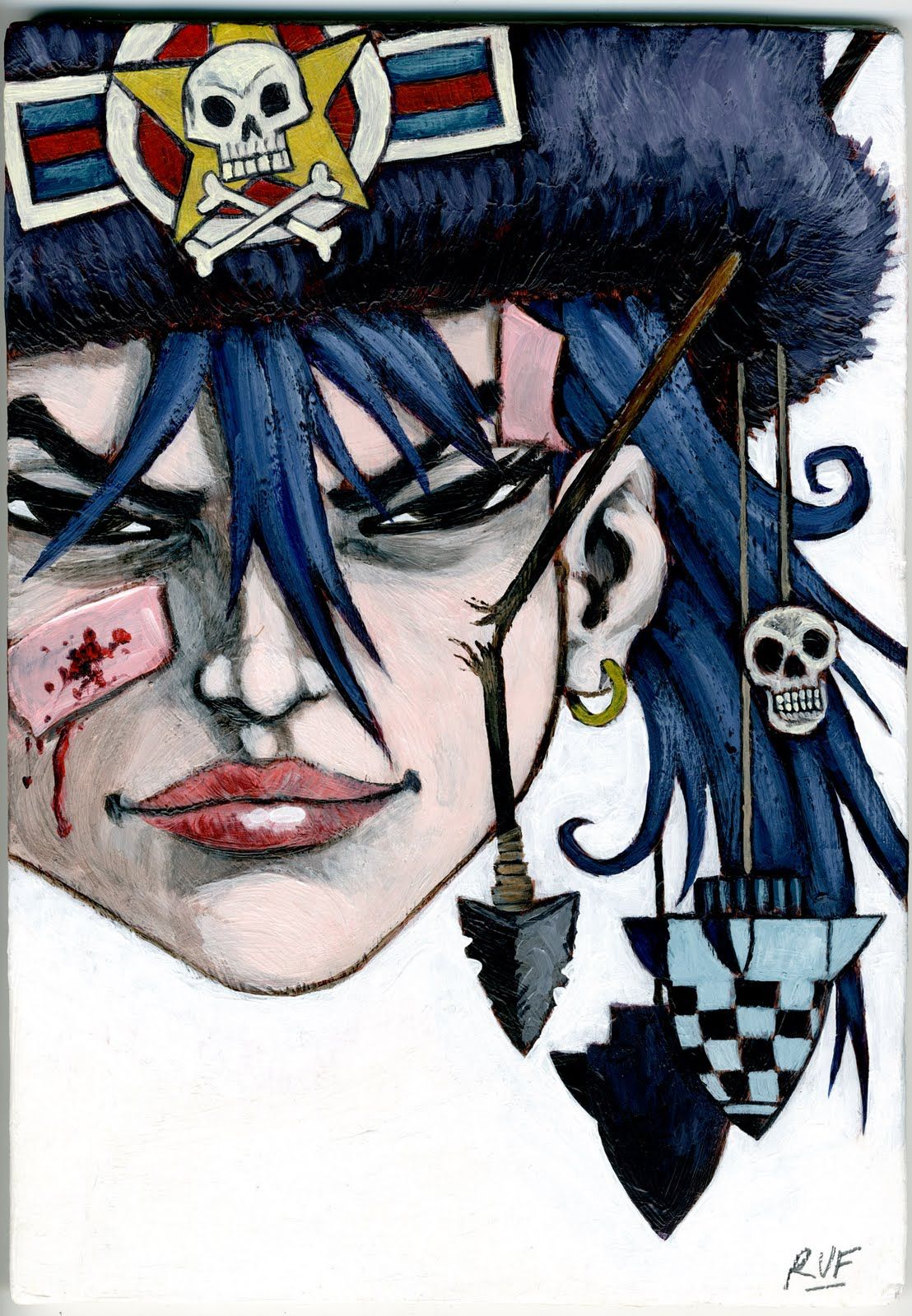 1108x1600 Have Pencil, Will Scribble Tank Girl - Tank Girl Painting
