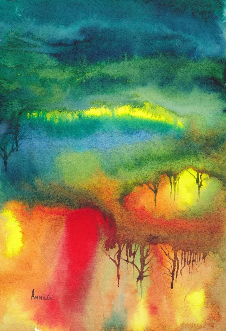 770x1128 Saatchi Art Tao Landscape Painting By Anne Connell - Tao Painting