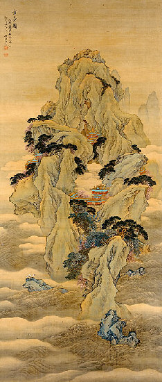 234x550 The Useless Tree Taoist Art - Taoist Painting