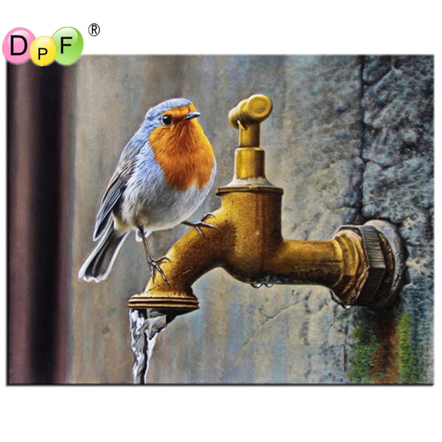 640x640 Dpf Diy 3d Diamond Painting Cross Stitch Pattern Diamond - Tap Painting