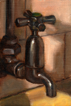 230x346 Painting A Day T. J. Murphy Bath Tap - Tap Painting