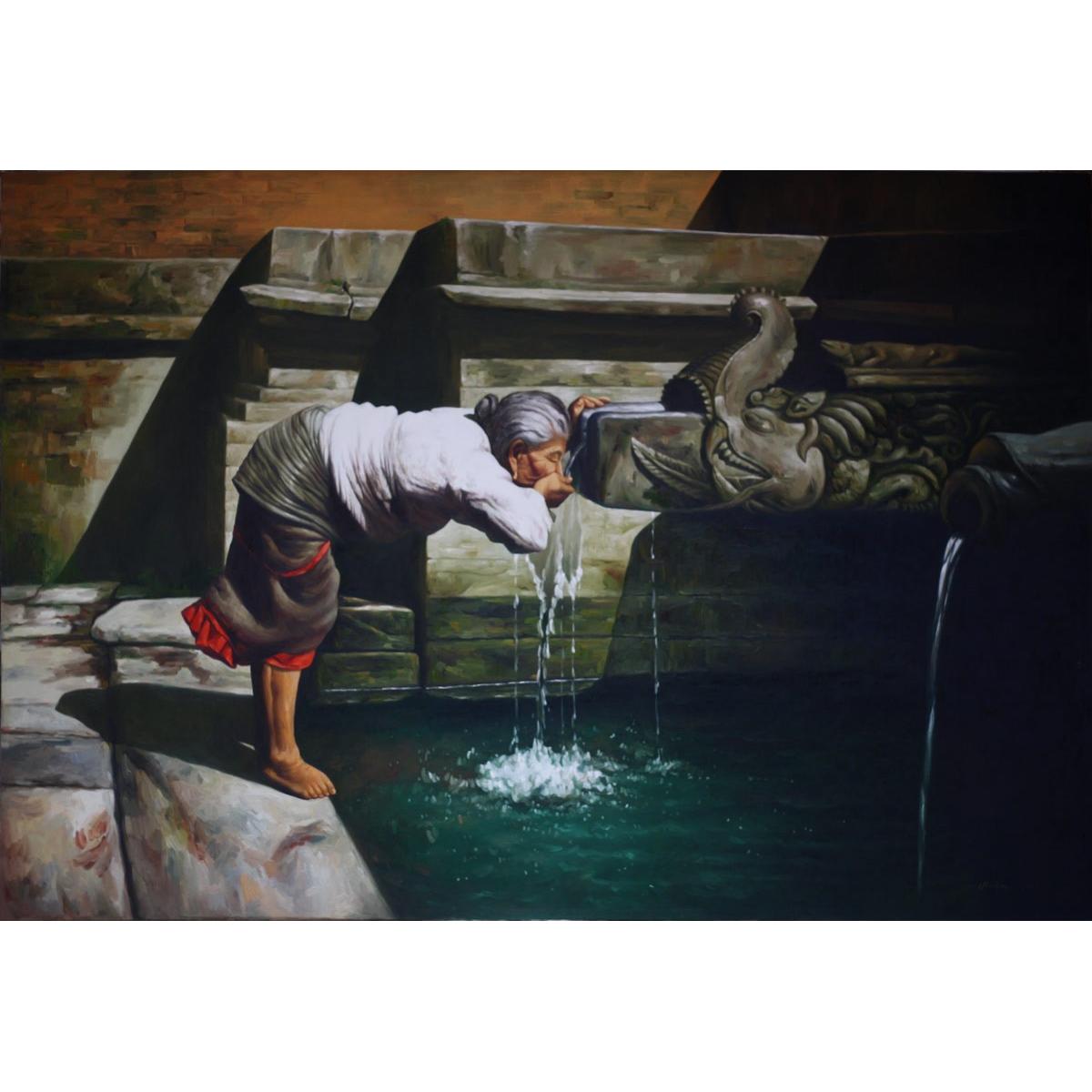 1200x1200 Traditional Tap Oil Painting 70 X 48 - Tap Painting