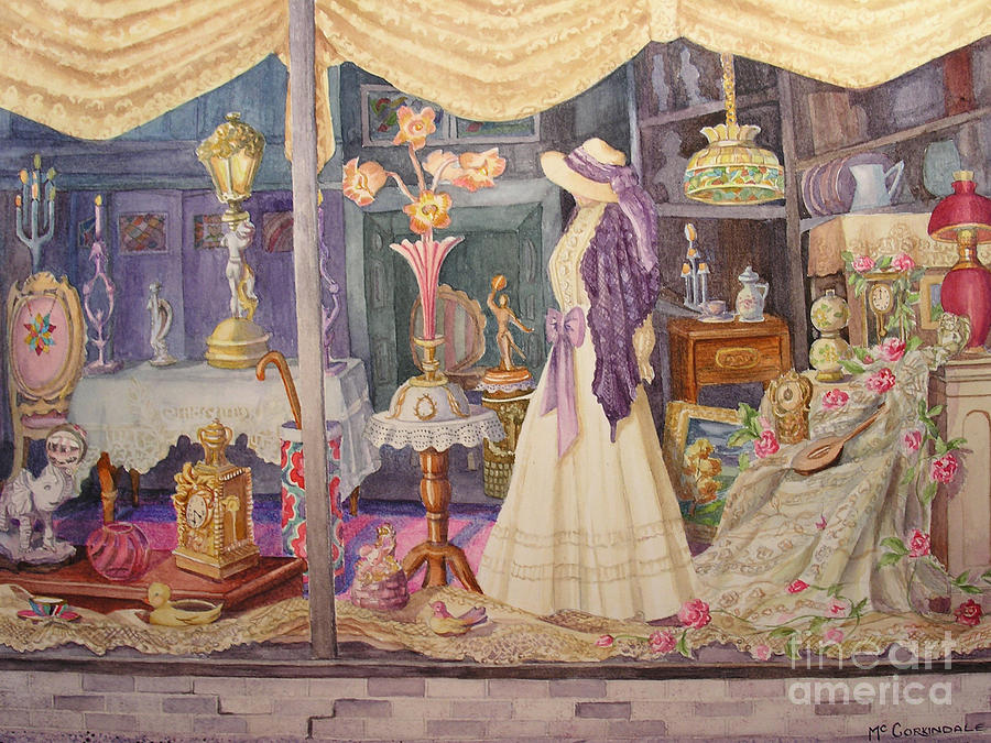 900x675 Victorian Tapestry Painting By Barbara Mccorkindale - Tapestry Painting