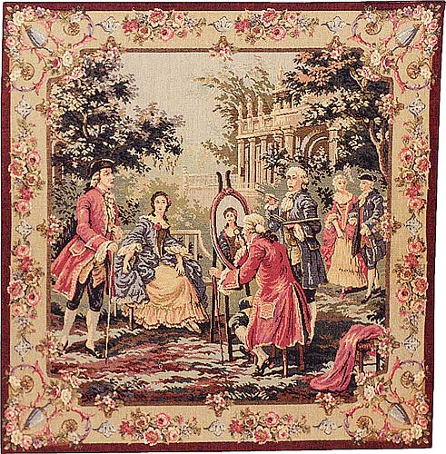 491x500 French Tapestry Painting - Tapestry Painting