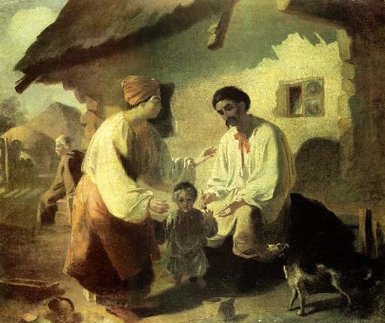 550x461 Shevchenko's Art - Taras Shevchenko Painting