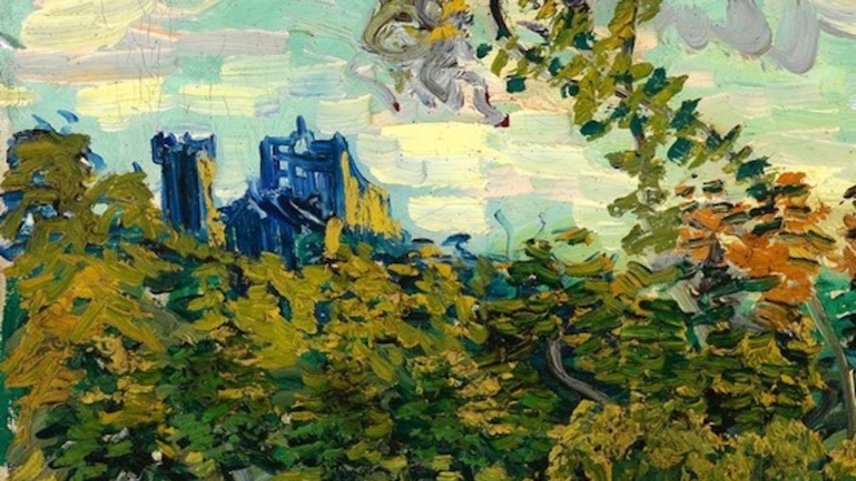 1200x675 You Know That Newfound Van Gogh Painting Has The Tardis In It, Right - Tardis Painting