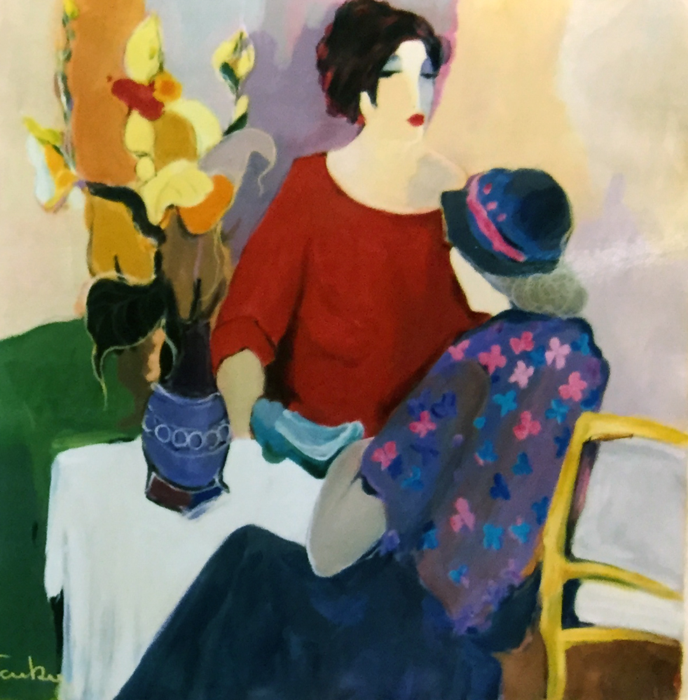 982x1000 Itzchak Tarkay Art For Sale - Tarkay Original Painting