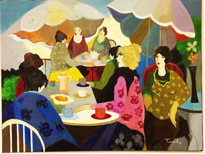 300x225 Itzchak Tarkay - Tarkay Original Painting