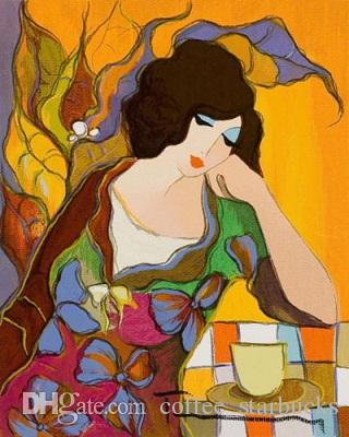 320x400 Online Cheap Itzchak Tarkay Lovely Maria,hand Painted Hd Print - Tarkay Painting