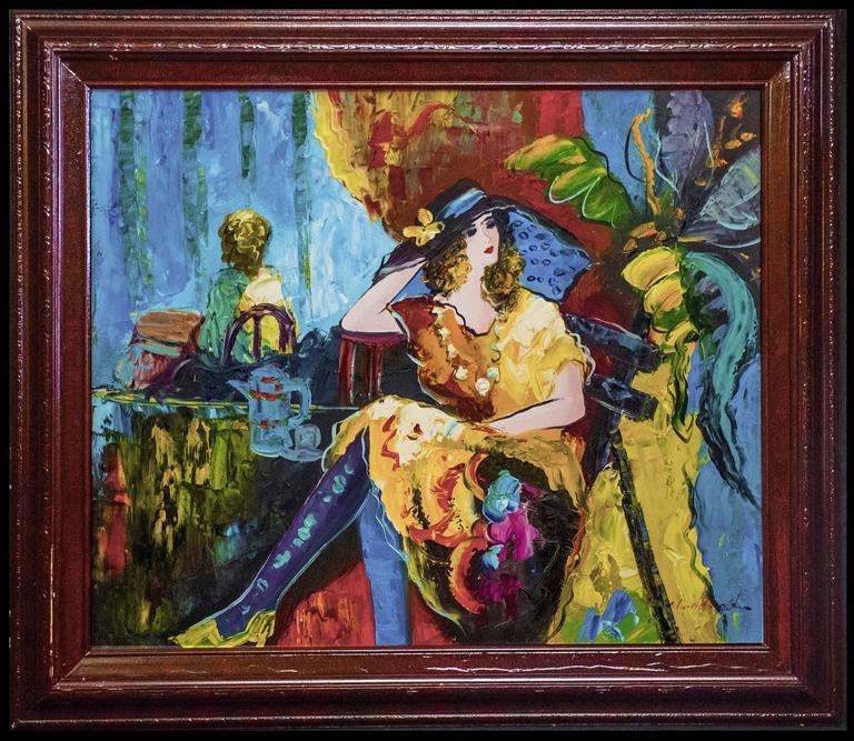 768x667 Unknown - Tarkay Painting