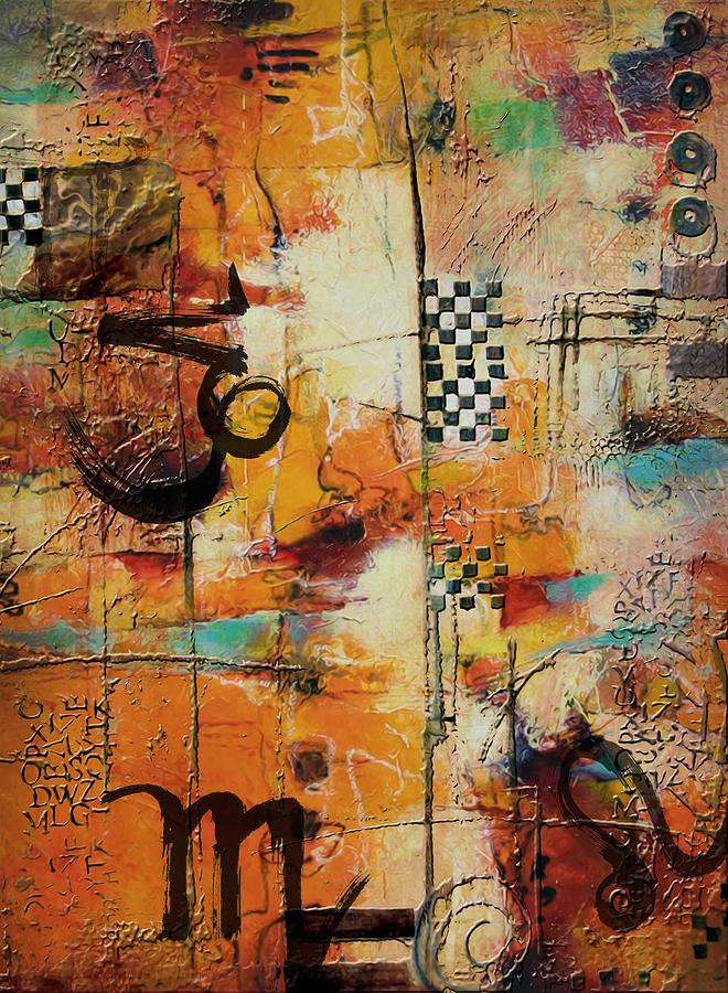 660x900 Abstract Tarot Art 010 Painting By Corporate Art Task Force - Tarot Painting