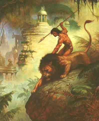 396x481 Other Published Works - Tarzan Painting