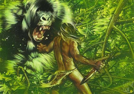 568x400 Tarzan Painting - Tarzan Painting