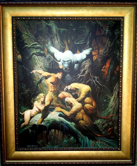 480x580 Tarzan Painting By Ken Kelly, In Matt Huesman's Tarzan Gallery - Tarzan Painting