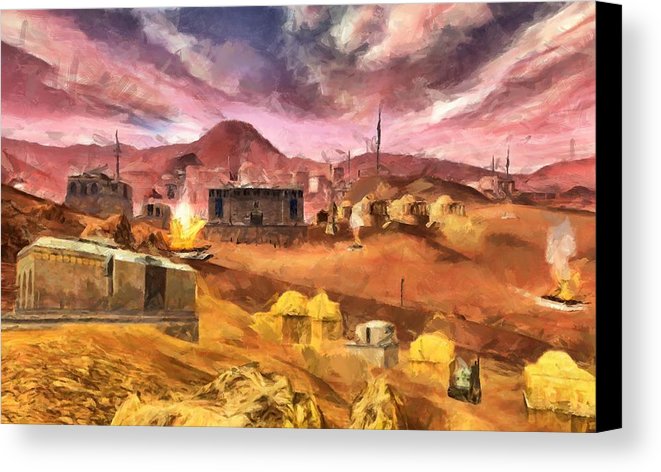 661x472 Tatooine Canvas Print Canvas Art By Caito Junqueira - Tatooine Painting