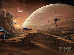 300x225 Tatooine Paintings Fine Art America - Tatooine Painting