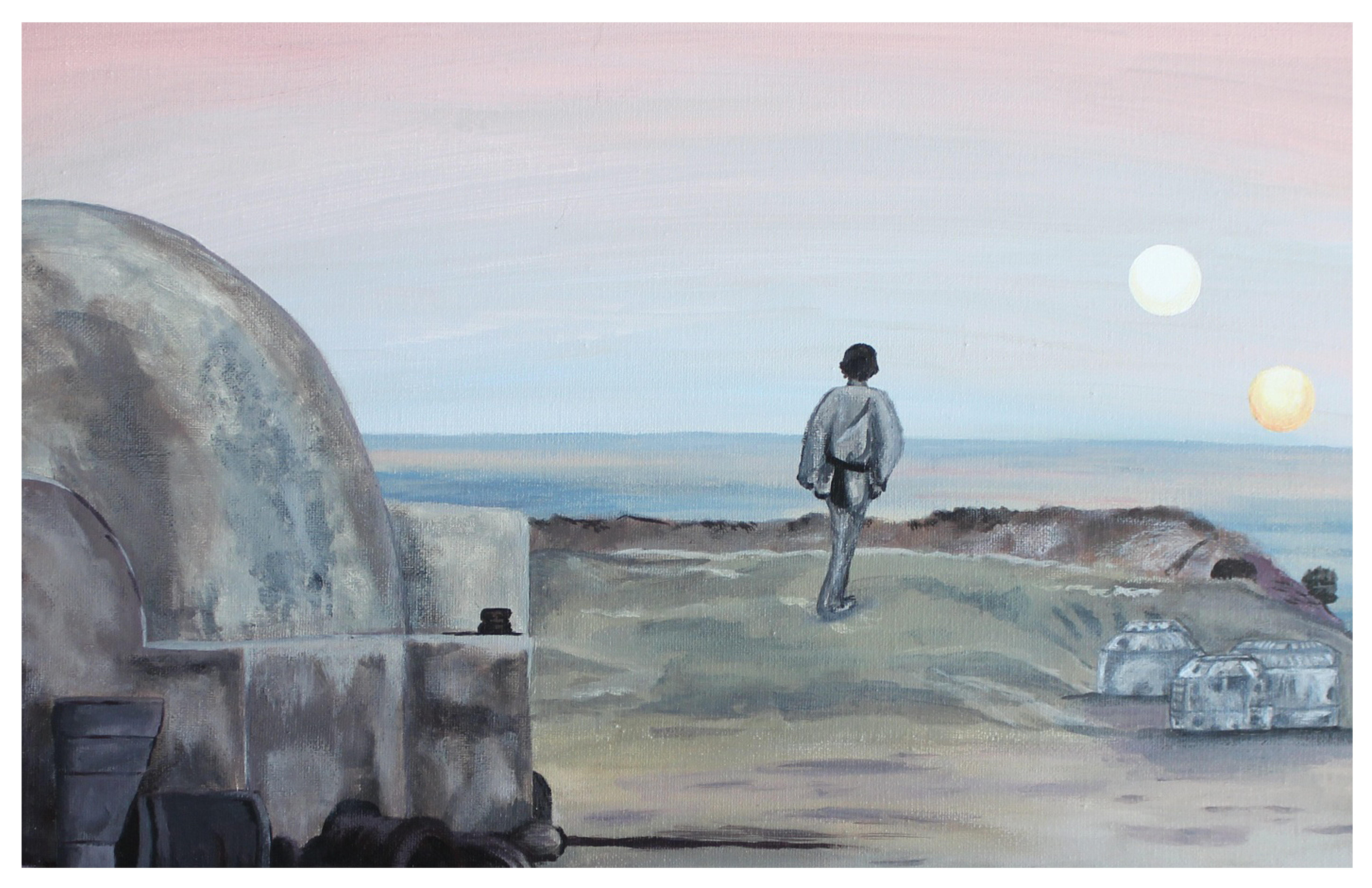 5100x3300 Tatooine Shahuskies Illustration - Tatooine Painting