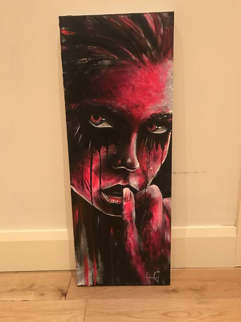 770x1027 Saatchi Art Original Acrylic Painting By Multi Award Winning - Tattoo Artist Painting