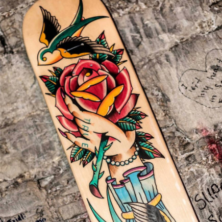 435x435 Stay True - Tattoo Artist Painting