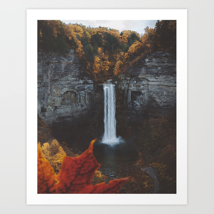 700x700 Taughannock Falls 2 Art Print By Rusticbones Society6 - Taughannock Falls Painting
