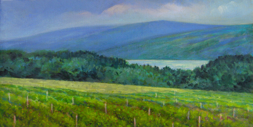 500x251 Taughannock Falls - Taughannock Falls Painting