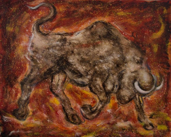 700x562 Taurus Painting For Sale By Mariam Baidoshvili - Taurus Painting