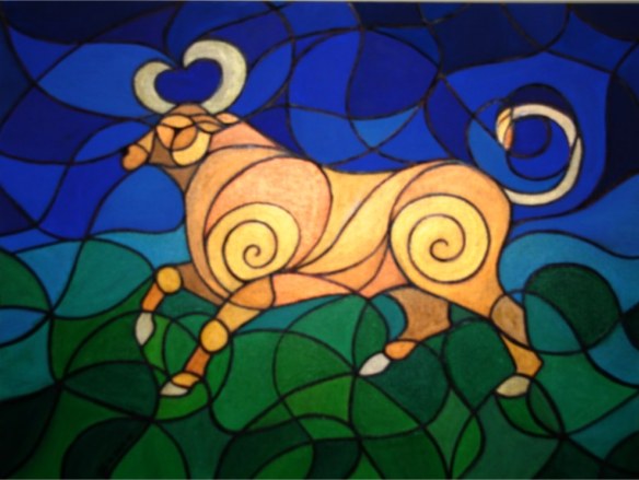 584x439 Taurus Painting - Taurus Painting