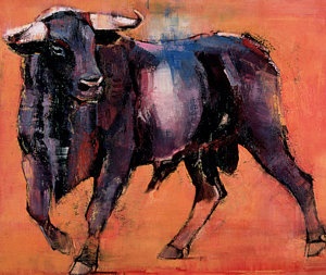 300x253 Taurus Paintings Pixels - Taurus Painting