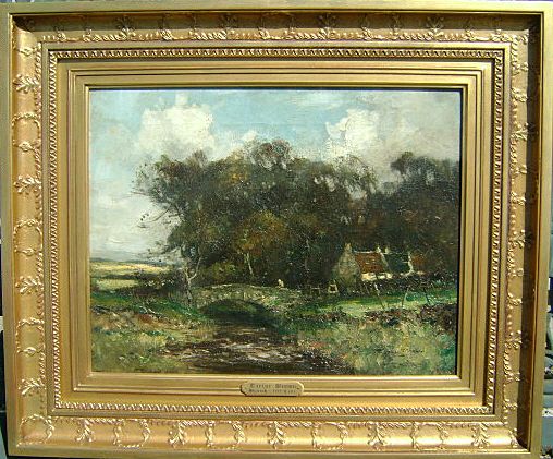 508x421 Taylor Brown 19th C. English Landscape Oil Painting New - Taylor Painting