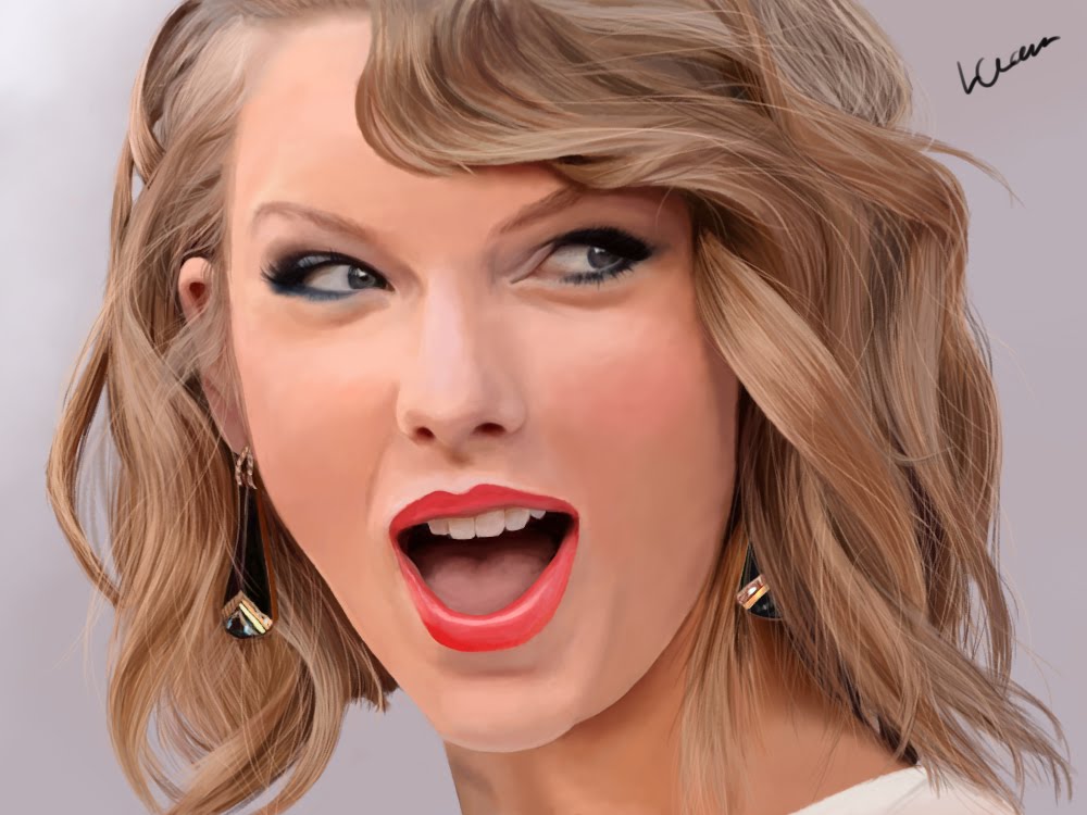 1000x750 Speed Painting Taylor Swift - Taylor Swift Painting