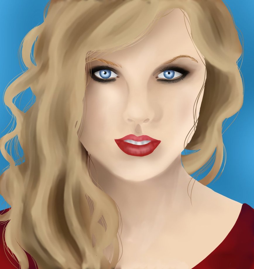 868x920 Taylor Swift (Realistic Painting Practice) By Khfant - Taylor Swift Painting