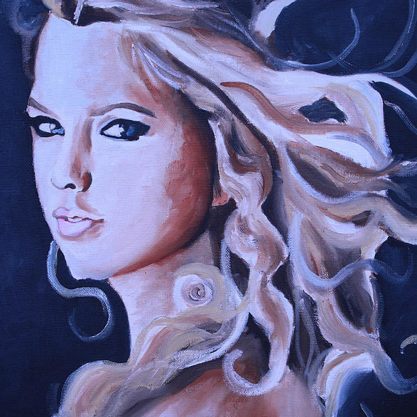 587x587 Taylor Swift Paintings Fine Art America - Taylor Swift Painting