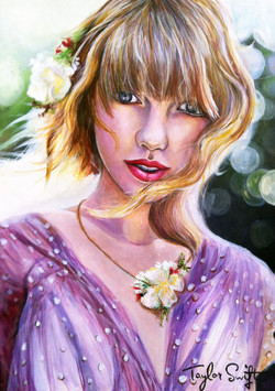 250x355 Taylor Swift Paintings - Taylor Swift Painting