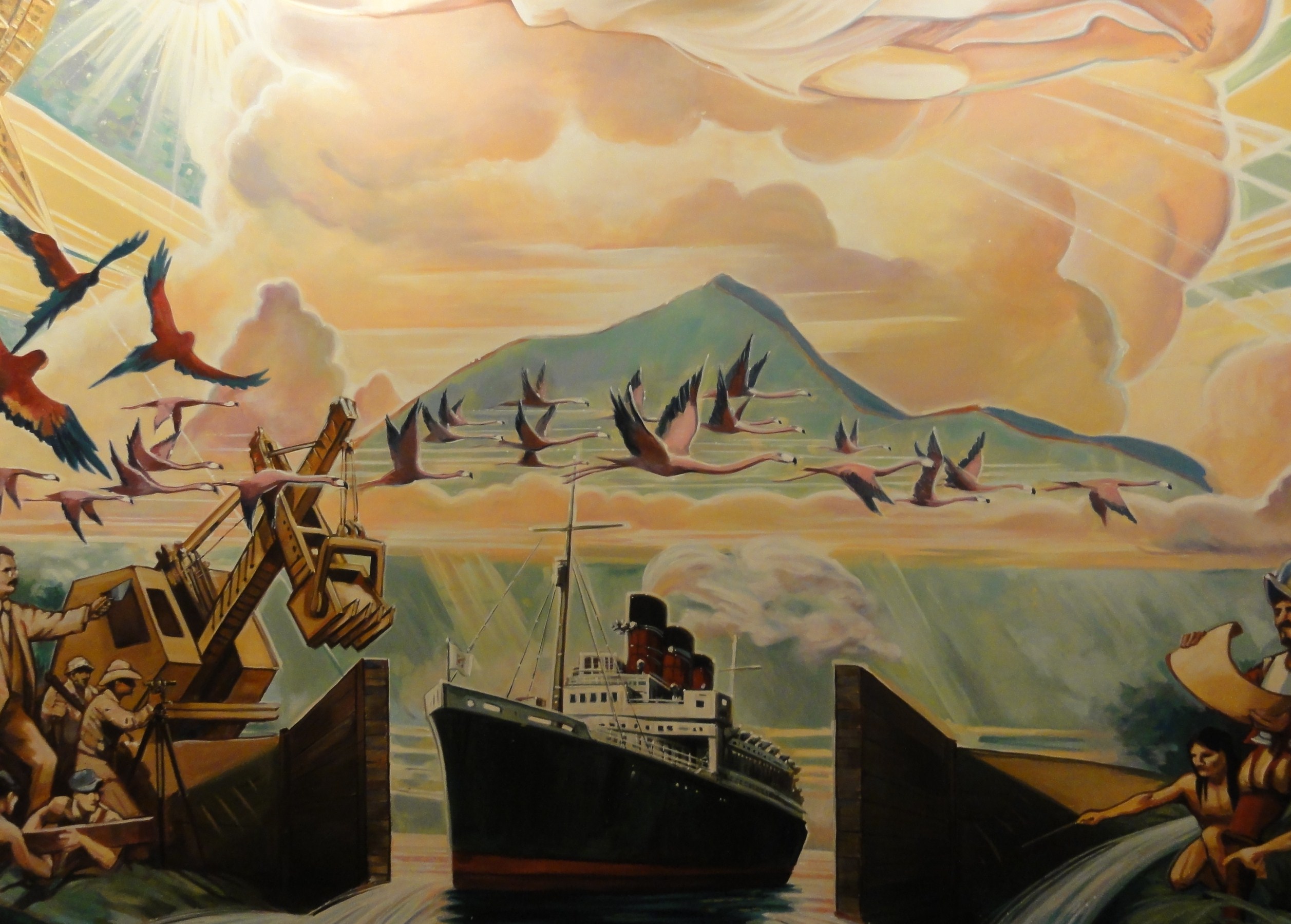 2514x1799 Tds Restaurant S.s. Columbia Dining Room Tokyo Disney Resort Phot - Tds Painting