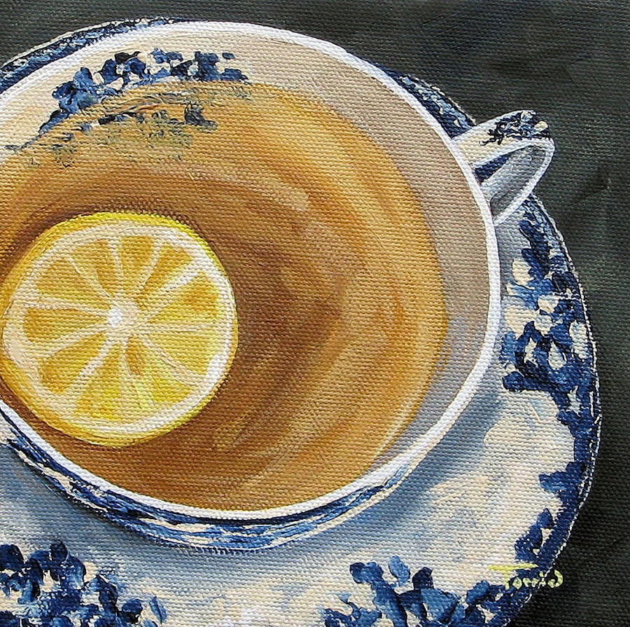 900x895 Afternoon Tea Painting By Torrie Smiley - Tea Painting