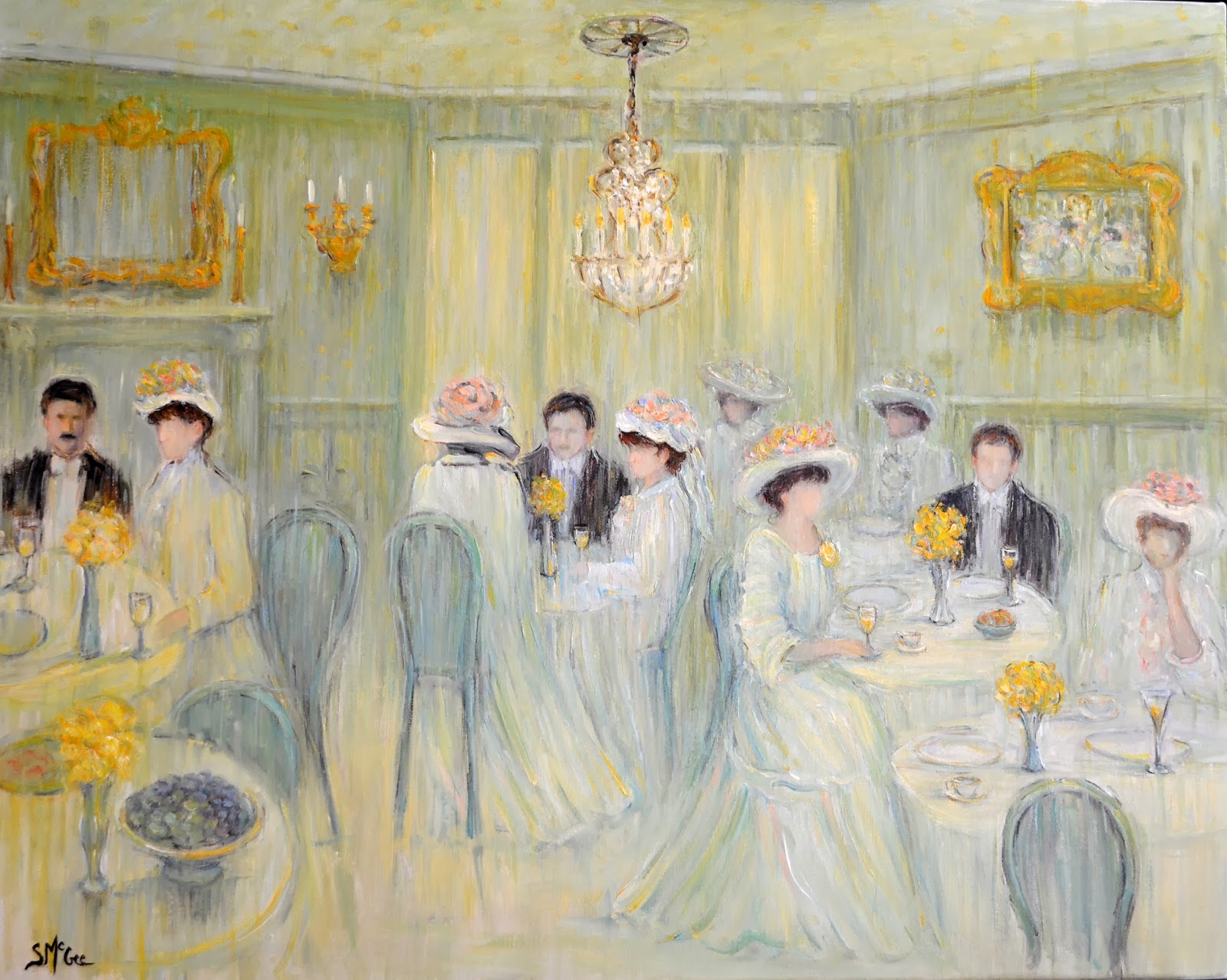 1600x1278 September Mcgee - Tea Party Painting