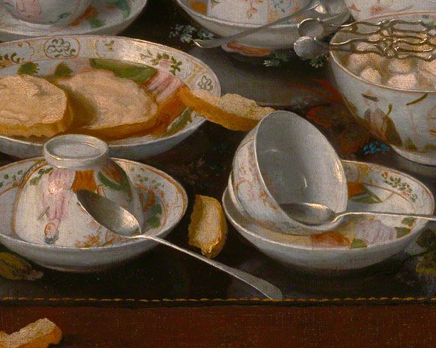 620x495 Hidden Gems Of The Collection Paintings That Keep Us Guessing - Tea Set Painting